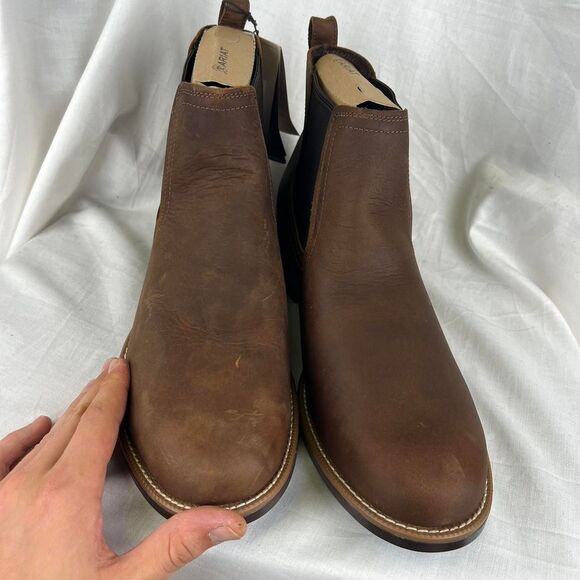 NWT Ariat Men\'s Booker Ultra Brown Round Toe Boots Size 14